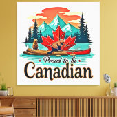 Toile Fière d'être canadienne (Insitu(Salon))