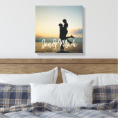 Toile Fière photo. Nom et Year Typografy. (Insitu(Chambre))