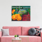 Toile Fierté de la rivière Pear Crate LabelLocke, CA (Insitu(Salon))