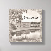 Toile Fierté et préjugé #2 Canvas murale d'art original (Recto)