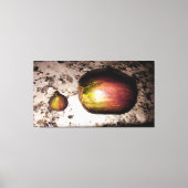 Toile Fig & Eggplant - 60x32 Kitchen Canvas Art (Recto)