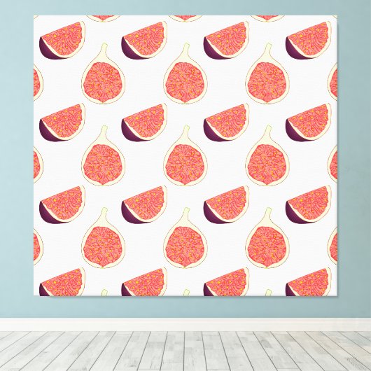 Toile Fig mauve : motif coloré (Insitu (Plancher de Bois))