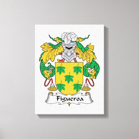 Toile Figueroa Family Crest (Recto)