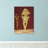 Toile Figure anthropomorphique d'un guerrier (Insitu (Plancher de Bois))