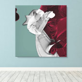 Toile Figure Art numérique (Insitu (Plancher de Bois))