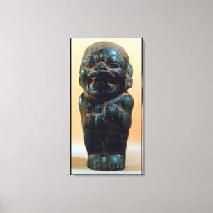 Toile Figure avec la tête de Jaguar