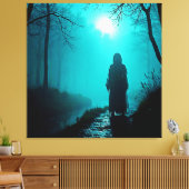 Toile Figure de fantôme dans Haunted Woods Design (Insitu(Salon))