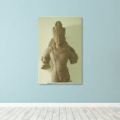 Toile Figure de Lord Vishnu, Mathura (grès rouge) (Insitu (Plancher de Bois))