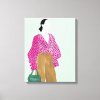 Figure de mode debout - Pointe Polka haut