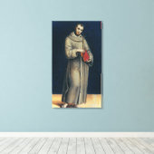 Toile Figure d'un moine franciscain (Insitu (Plancher de Bois))