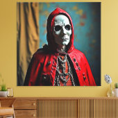 Toile Figure mystérieuse du crâne à capuchon (Insitu(Salon))