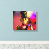 Toile figurine de soldat de jouets de Noël SlipperyJoe g (Insitu (Plancher de Bois))