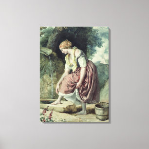 Toile Fille à un conduit