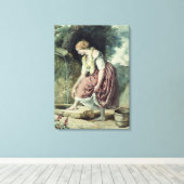 Toile Fille à un duit (Insitu (Plancher de Bois))