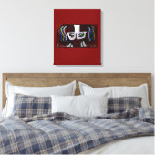 Toile Fille Alien Super-héroïne Rouge  (Insitu(Chambre))