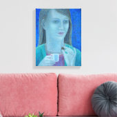 Toile Fille au chocolat 2011 (Insitu(Salon))