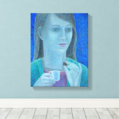 Toile Fille au chocolat 2011 (Insitu (Plancher de Bois))