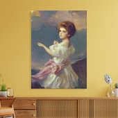 Toile Fille avec ballons (Insitu(Salon))