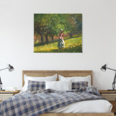 Toile Fille avec Hay Rake (Insitu(Chambre))