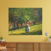 Toile Fille avec Hay Rake (Insitu(Salon))