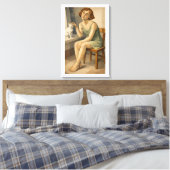 TOILE FILLE AVEC SON CHAT (Insitu(Chambre))