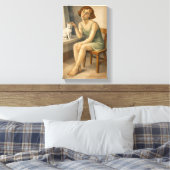 TOILE FILLE AVEC SON CHAT (Insitu(Chambre))