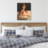 Toile Fille avec un médaillon (par Gerolamo Induno) (Insitu(Chambre))