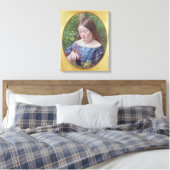 Toile Fille avec un papillon (Insitu(Chambre))