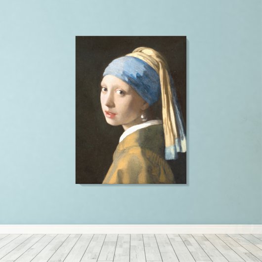 Toile Fille avec une perle (Insitu (Plancher de Bois))