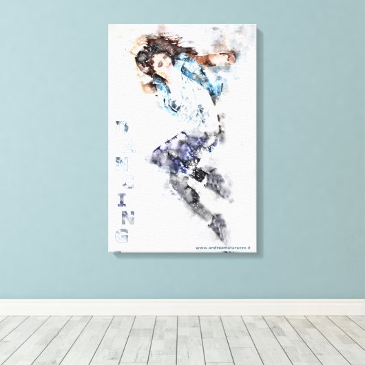 Toile Fille dansante (Insitu (Plancher de Bois))