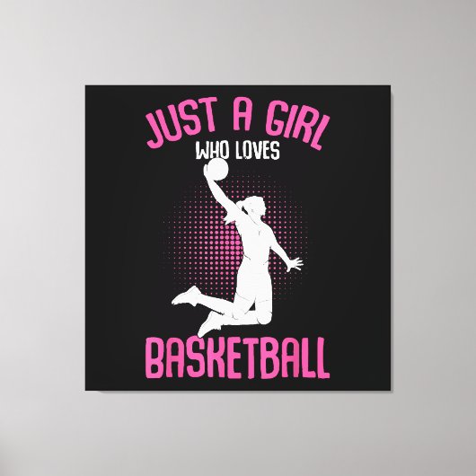 Toile Fille de basket-ball (Recto)