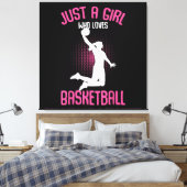 Toile Fille de basket-ball (Insitu(Chambre))