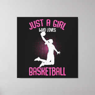 Toile Fille de basketball Femmes