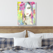 Toile Fille de Vision Céleste dans les Étoiles Art Fanta (Insitu(Chambre))