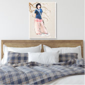 Toile fille des fleurs de cerisier version claire (Insitu(Chambre))