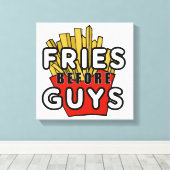 Toile Fille devant les mecs (Insitu (Plancher de Bois))