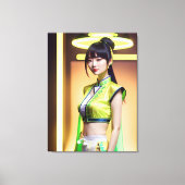 Toile fille en citron (Recto)