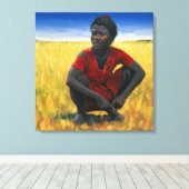 Toile Fille en rouge 1992 (Insitu (Plancher de Bois))