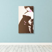 Toile Fille et rose (Insitu (Plancher de Bois))