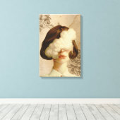 Toile fille filtre brun avec art fumée (Insitu (Plancher de Bois))