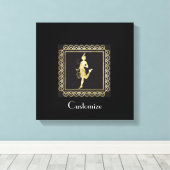 Toile Fille Flapper des années 1920 Thunder_Cove (Insitu (Plancher de Bois))