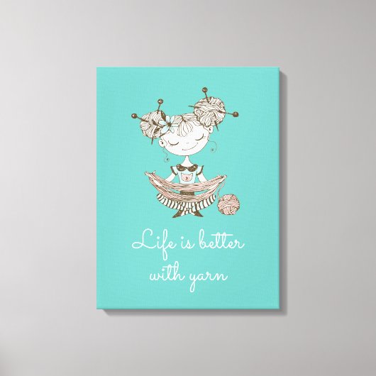 Toile Fille Louveuse de Fils Whimsical (Recto)