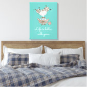 Toile Fille Louveuse de Fils Whimsical (Insitu(Chambre))