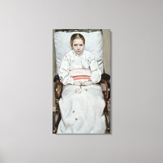 Toile Fille malade (Recto)