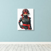 Toile Fille Ninja (Insitu (Plancher de Bois))