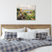 Toile Fille perdue dans la pensée (par H.A. Brendekilde) (Insitu(Chambre))