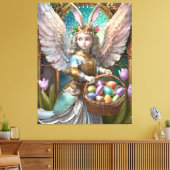 Toile Fille portant le costume de lapin de Pâques (Insitu(Salon))