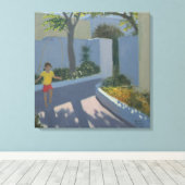 Toile Fille sauter Santorin 2002 (Insitu (Plancher de Bois))