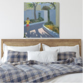 Toile Fille sauter Santorin 2002 (Insitu(Chambre))