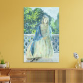 Toile Fille sur balcon, 1900 (Insitu(Salon))